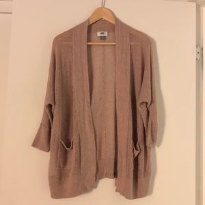 Pretty Dusty Rose Flowy Cardigan